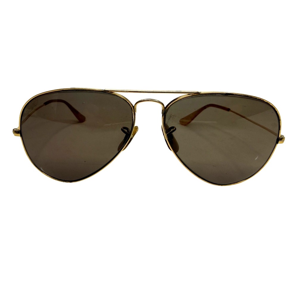 Vintage Bausch‎ & Lomb Aviator Sunglasses 1/10 12K Gold Filled Pilot B&L USA